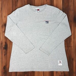 Vintage Tommy Hilfiger‎ Athletics Long Sleeve Shirt – 90s Made in USA – Size L